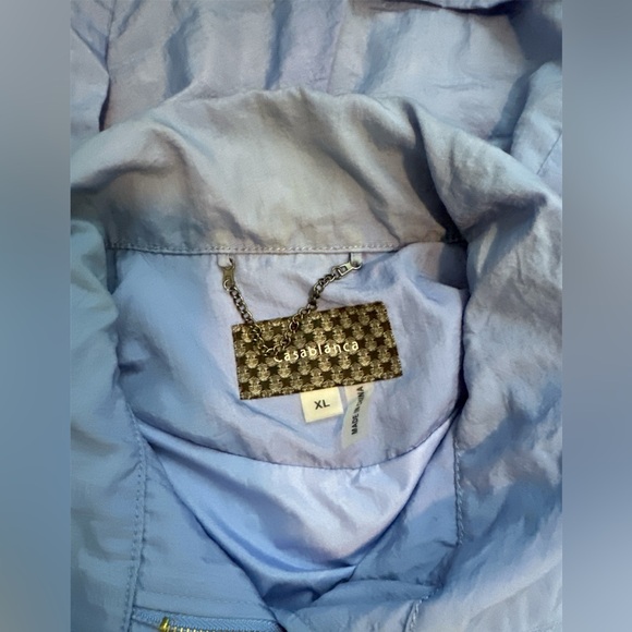 Casablanca blue cinched waist rain jacket - Picture 4 of 7